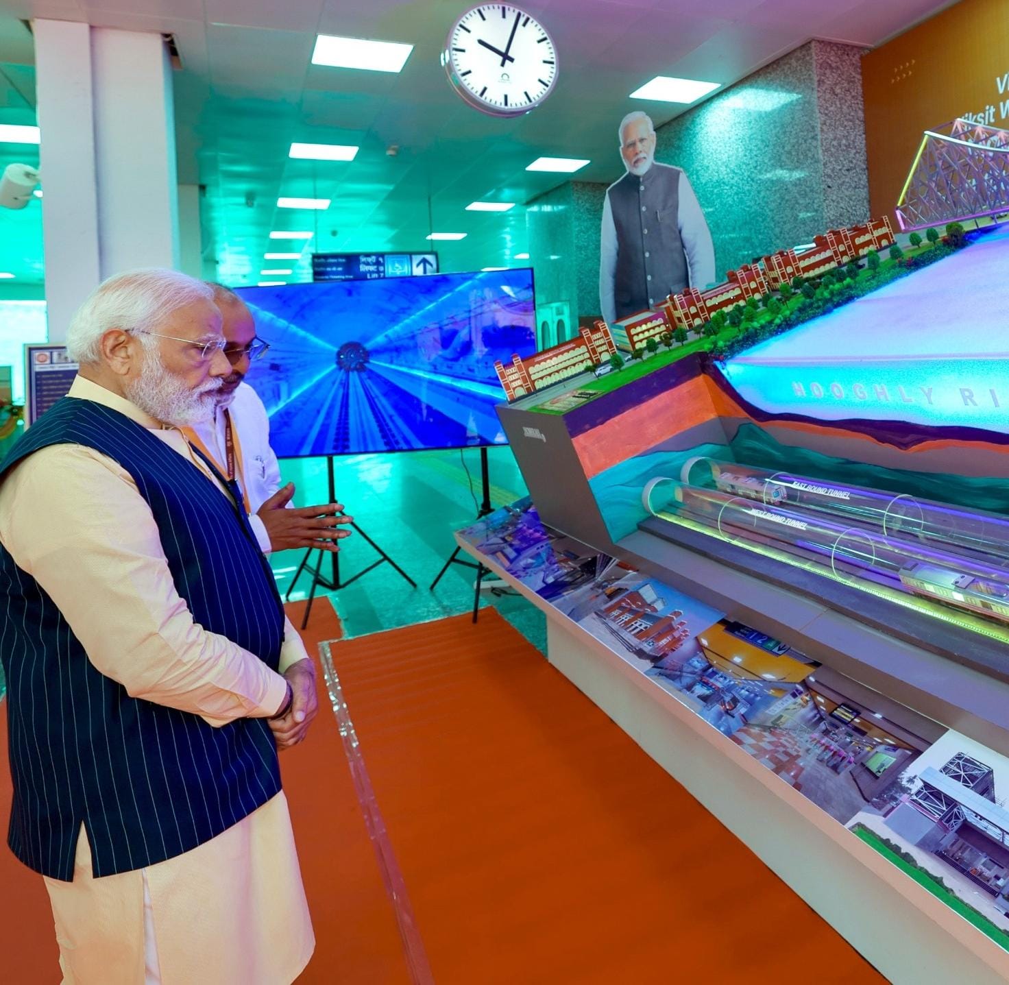 PM Modi to inaugurate India's first underwater metro service in Kolkata today